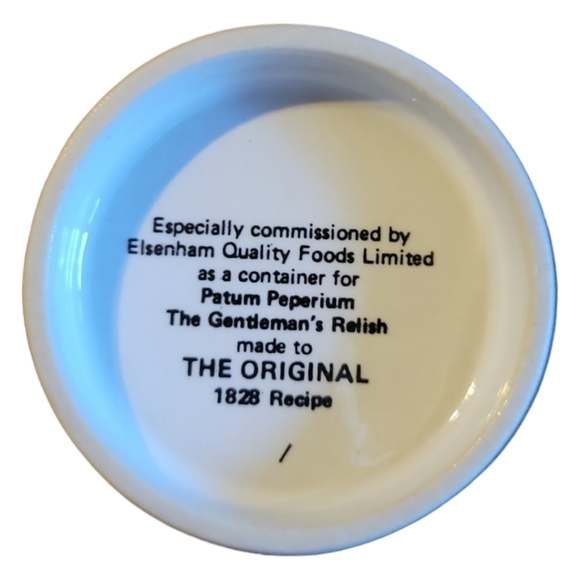 Vtg Elsenham Quality Foods Gentlemans Relish Small Pot Patum Peperium Pheasant - Picture 3 of 6